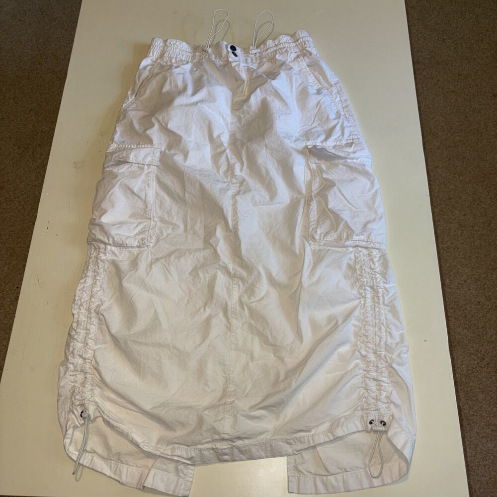 Garage Maxi Ruched Skirt S 100% Cotton, Y2K, 90’s, Grunge, Cosplay, Friends, EUC